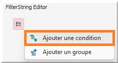 Ajout d'une condition